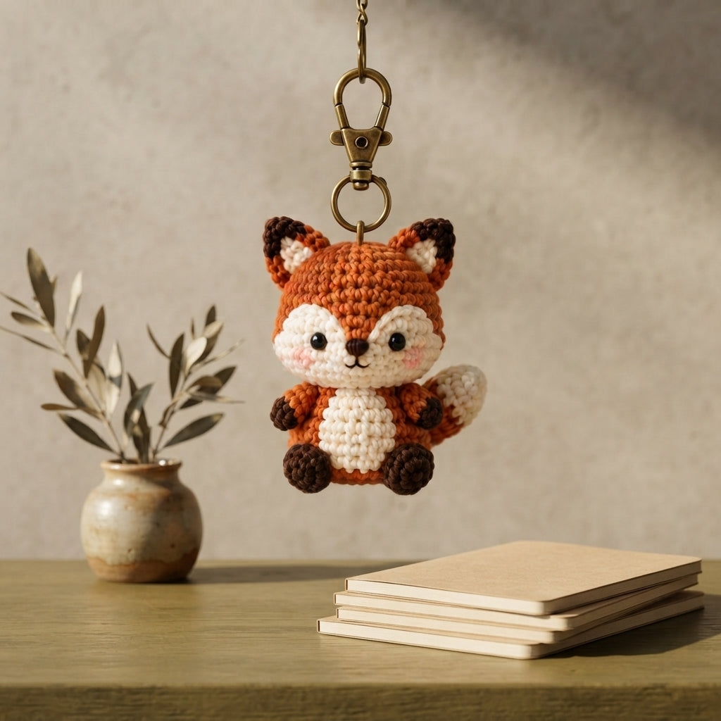Unique Hedgehog Charm | Crochet Keychain Pattern