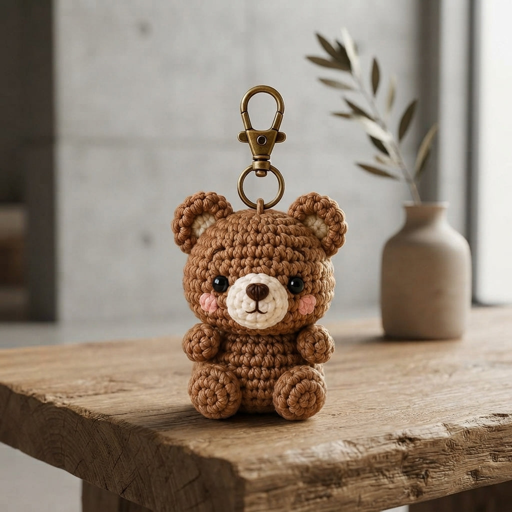 Unique Hedgehog Charm | Crochet Keychain Pattern