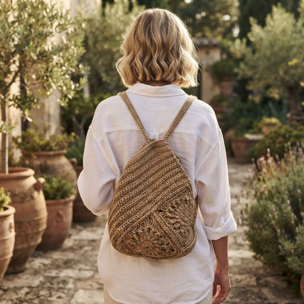 Granny Square Granny Square Beach Bag | Crochet Pattern PDF