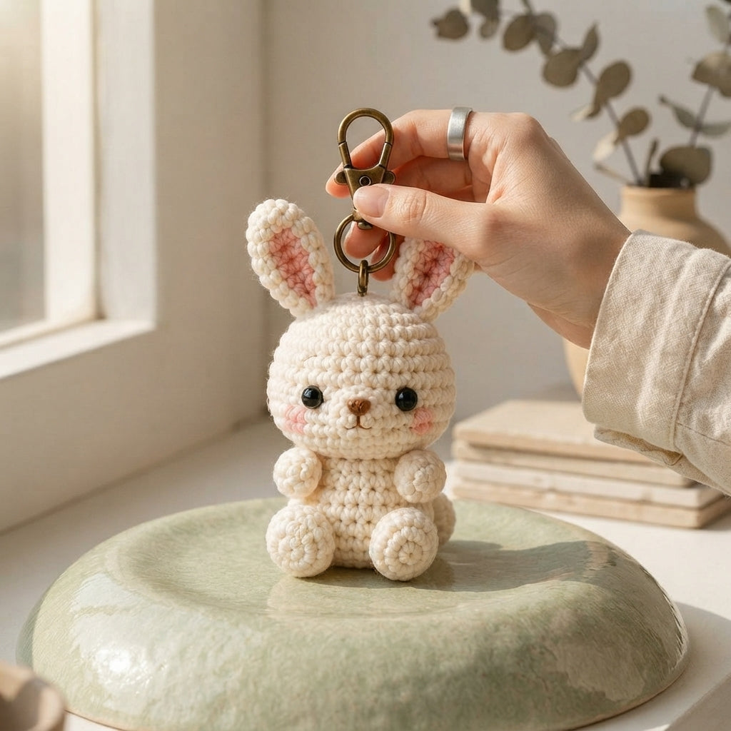 Unique Hedgehog Charm | Crochet Keychain Pattern