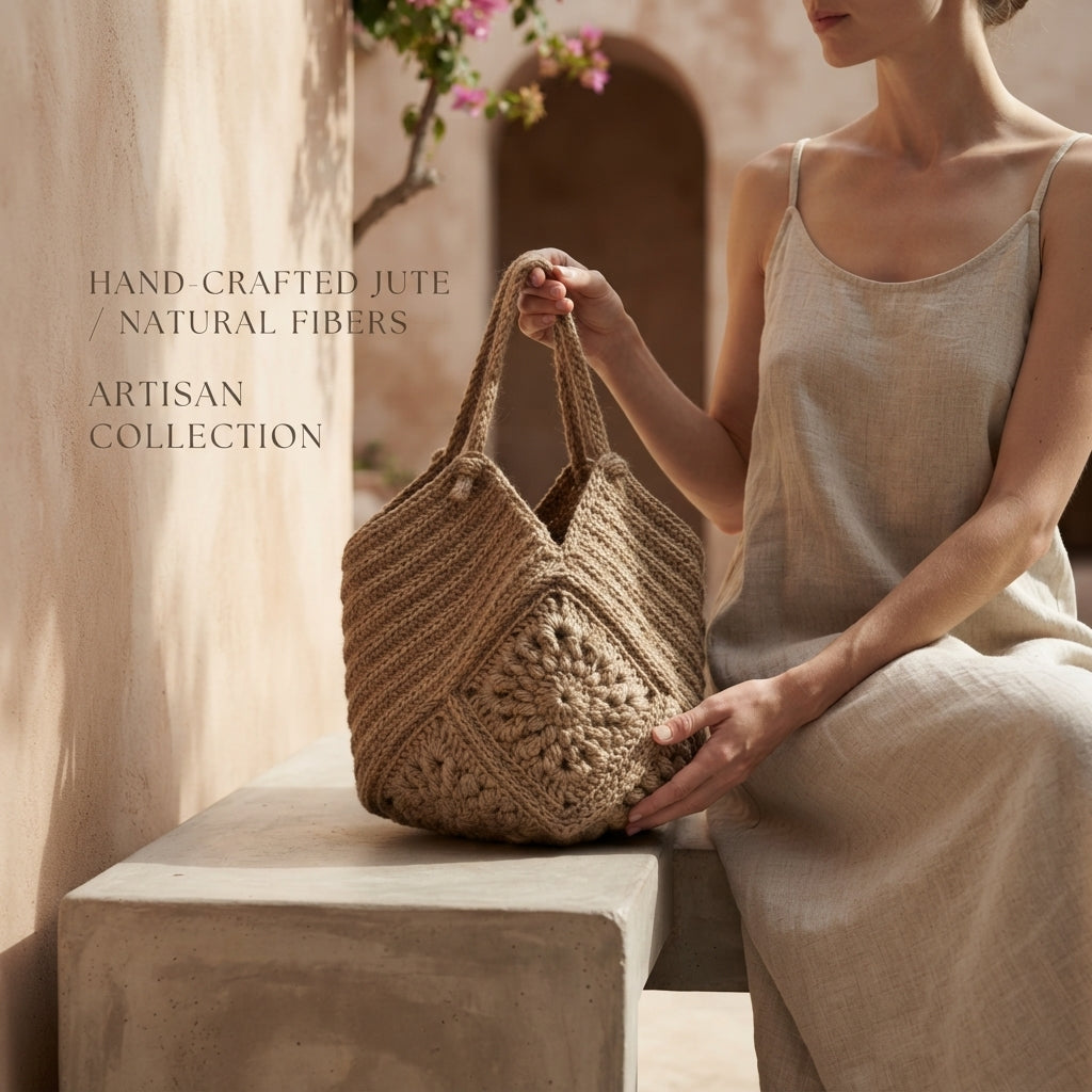 Granny Square Granny Square Beach Bag | Crochet Pattern PDF