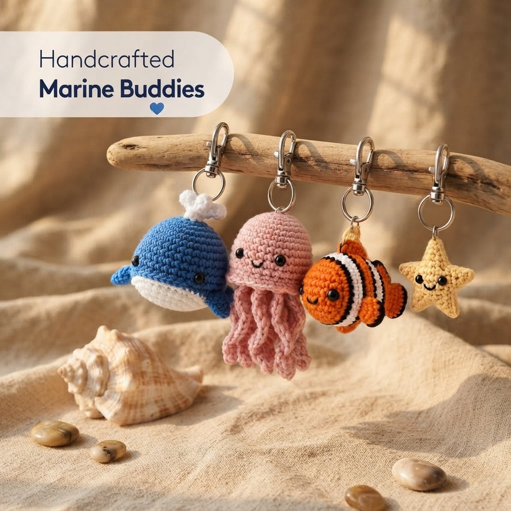 Handcrafted Keychain Keychain | Amigurumi PDF — Design 2