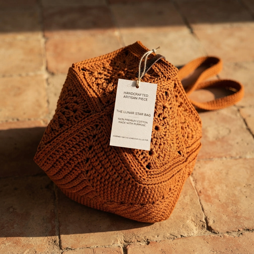 Granny Square Granny Square Beach Bag | Crochet Pattern PDF