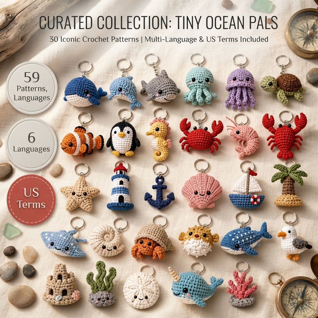 Handcrafted Keychain Keychain | Amigurumi PDF — Design 2