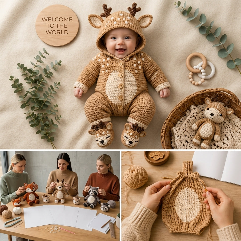 Hedgehog Hedgehog Newborn Baby Crochet Pattern | Crochet Pattern PDF