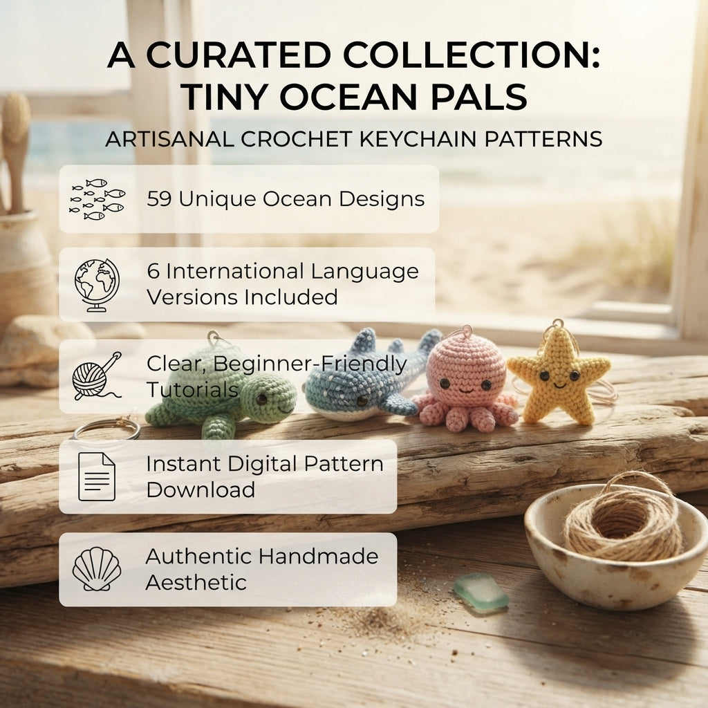 Handcrafted Keychain Keychain | Amigurumi PDF — Design 2