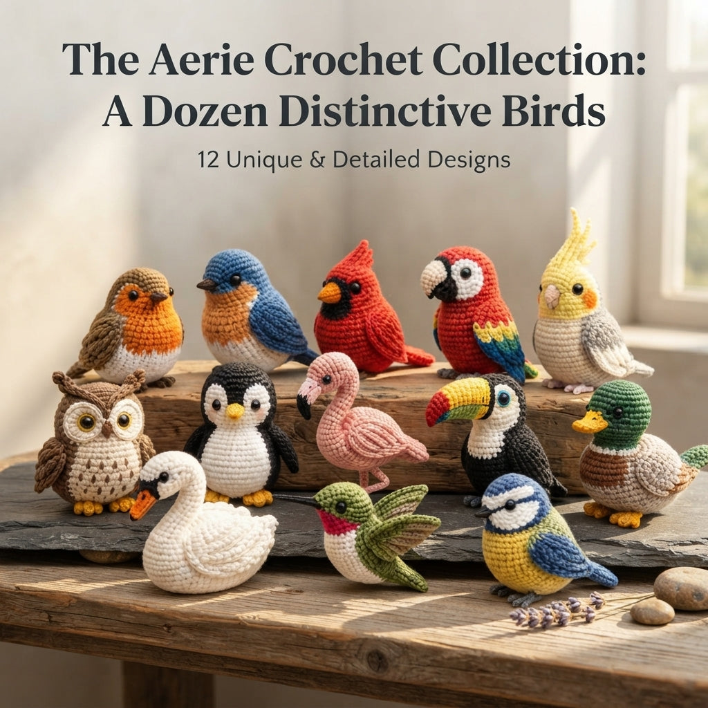 Mega 12 Crochet Keychain Patterns | PDF Bundle