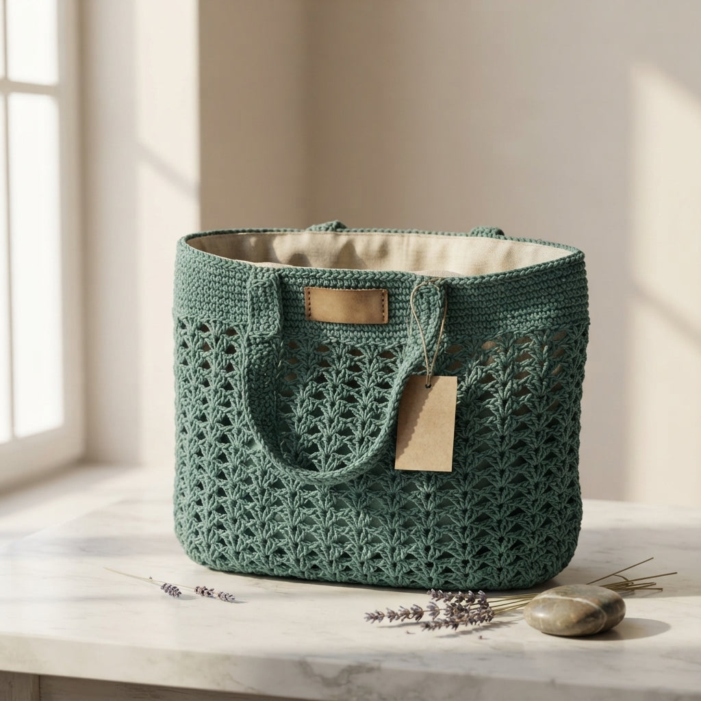 Granny Square Granny Square Beach Bag | Crochet Pattern PDF