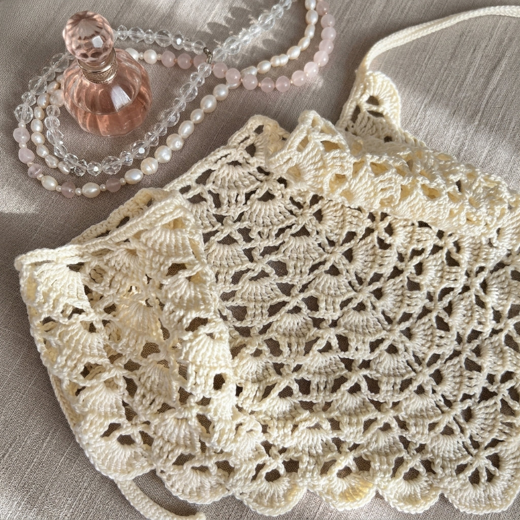 Easy Triangle Hair Bandana | Beginner Crochet Pattern PDF
