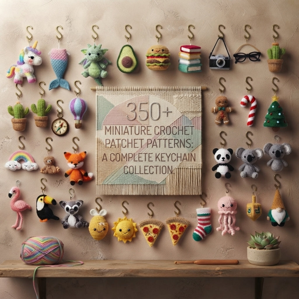 Premium 350+ Mini Charms | Amigurumi Pattern Pack