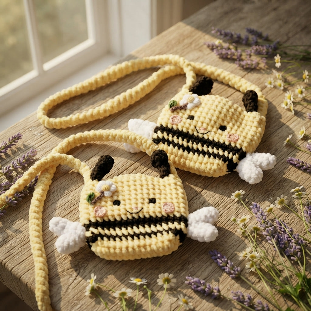 Bee Kids Crossbody | Crochet Pattern PDF