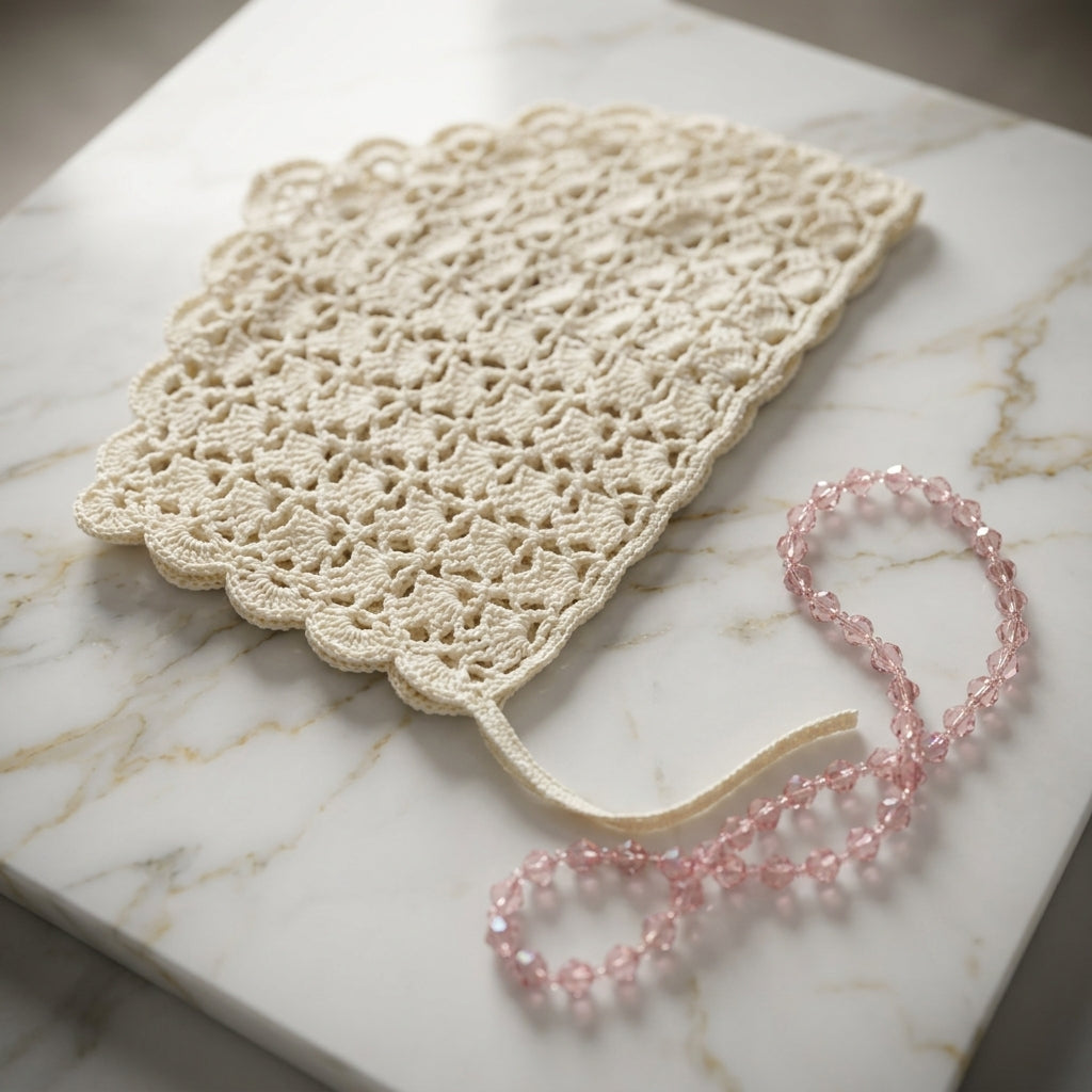 Easy Triangle Hair Bandana | Beginner Crochet Pattern PDF