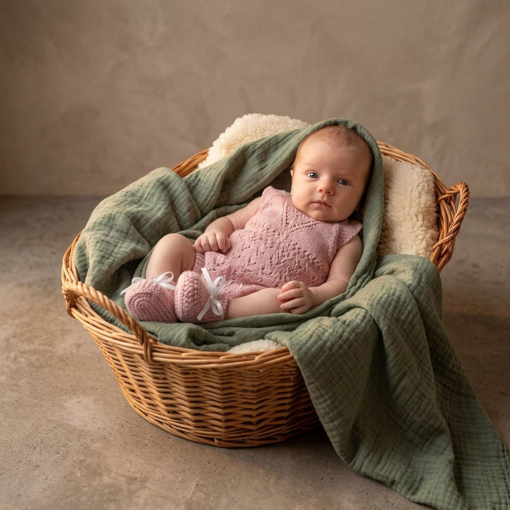 Ribbed Baby Cardigan | Crochet Pattern PDF