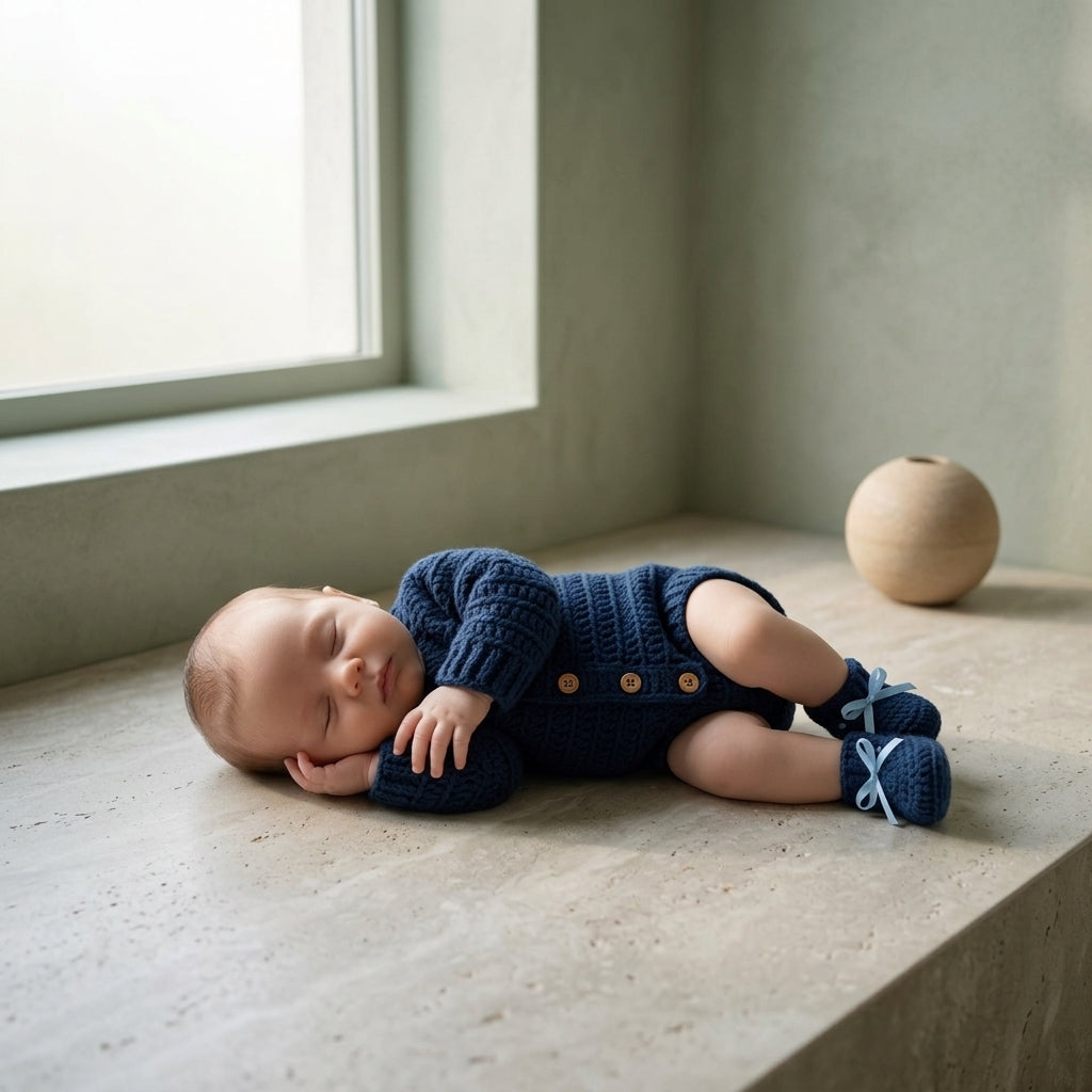 Ribbed Baby Cardigan | Crochet Pattern PDF