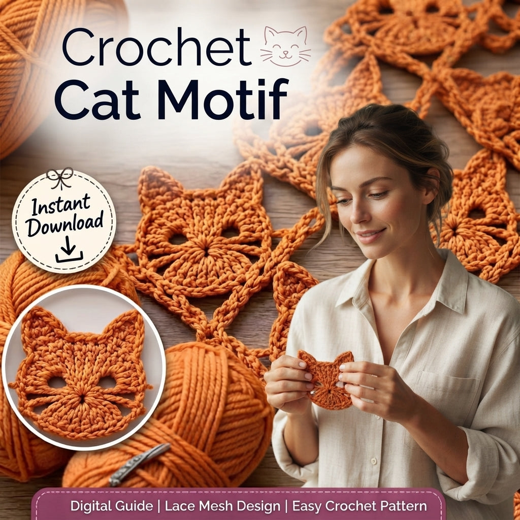 Adorable Cat | Crochet Pattern Download