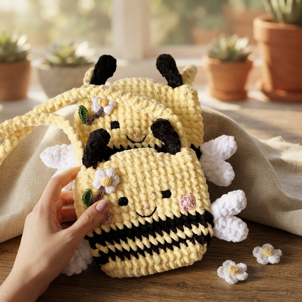 Bee Kids Crossbody | Crochet Pattern PDF