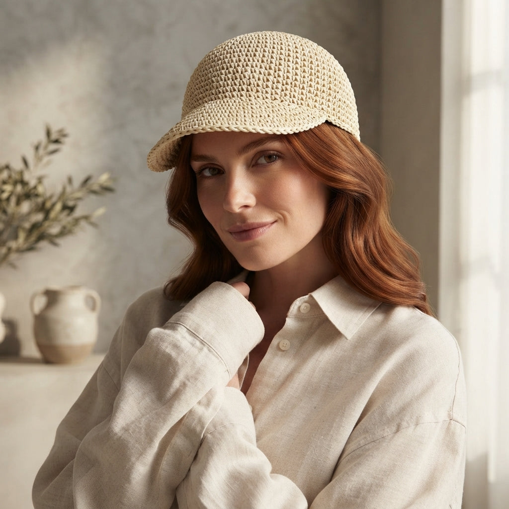 Lovely Sun Visor | Crochet Beach Hat Pattern — Design 3