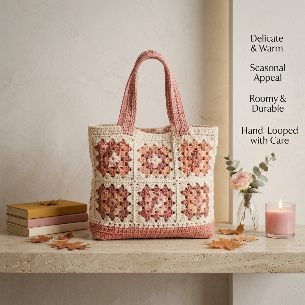 Granny Square Granny Square Tote V3 | Crochet Pattern PDF