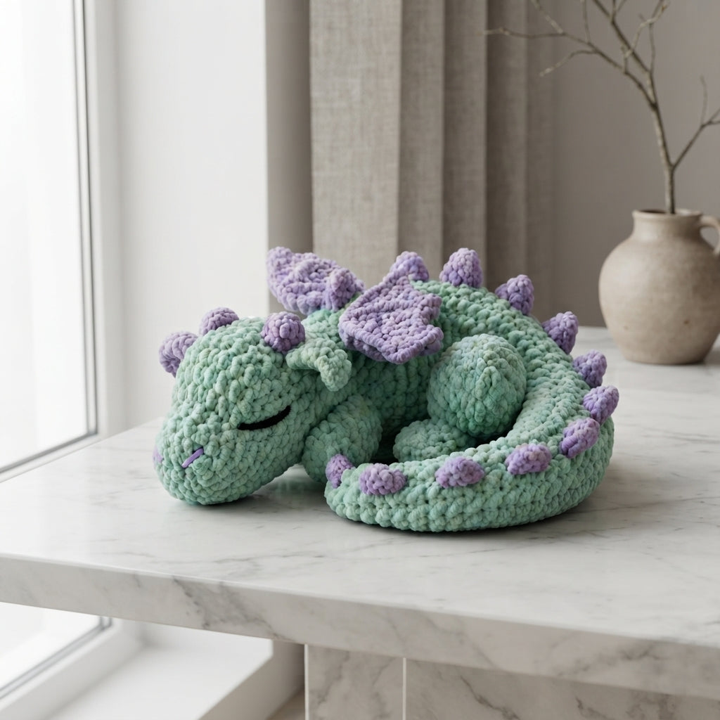Charming Dragon Companion | Crochet Pattern PDF