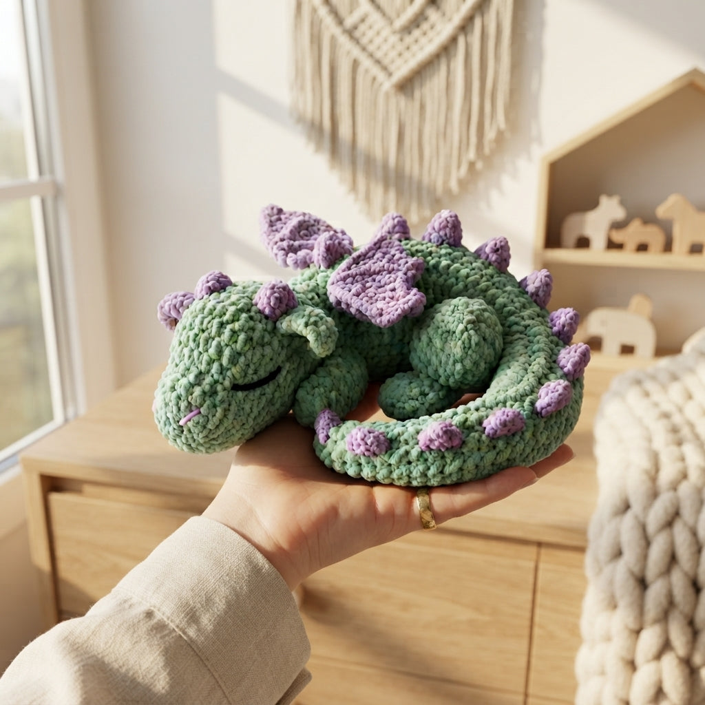 Charming Dragon Companion | Crochet Pattern PDF