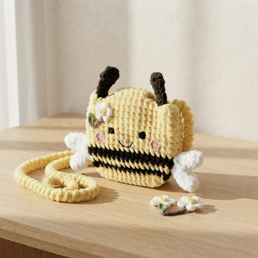 Bee Kids Crossbody | Crochet Pattern PDF