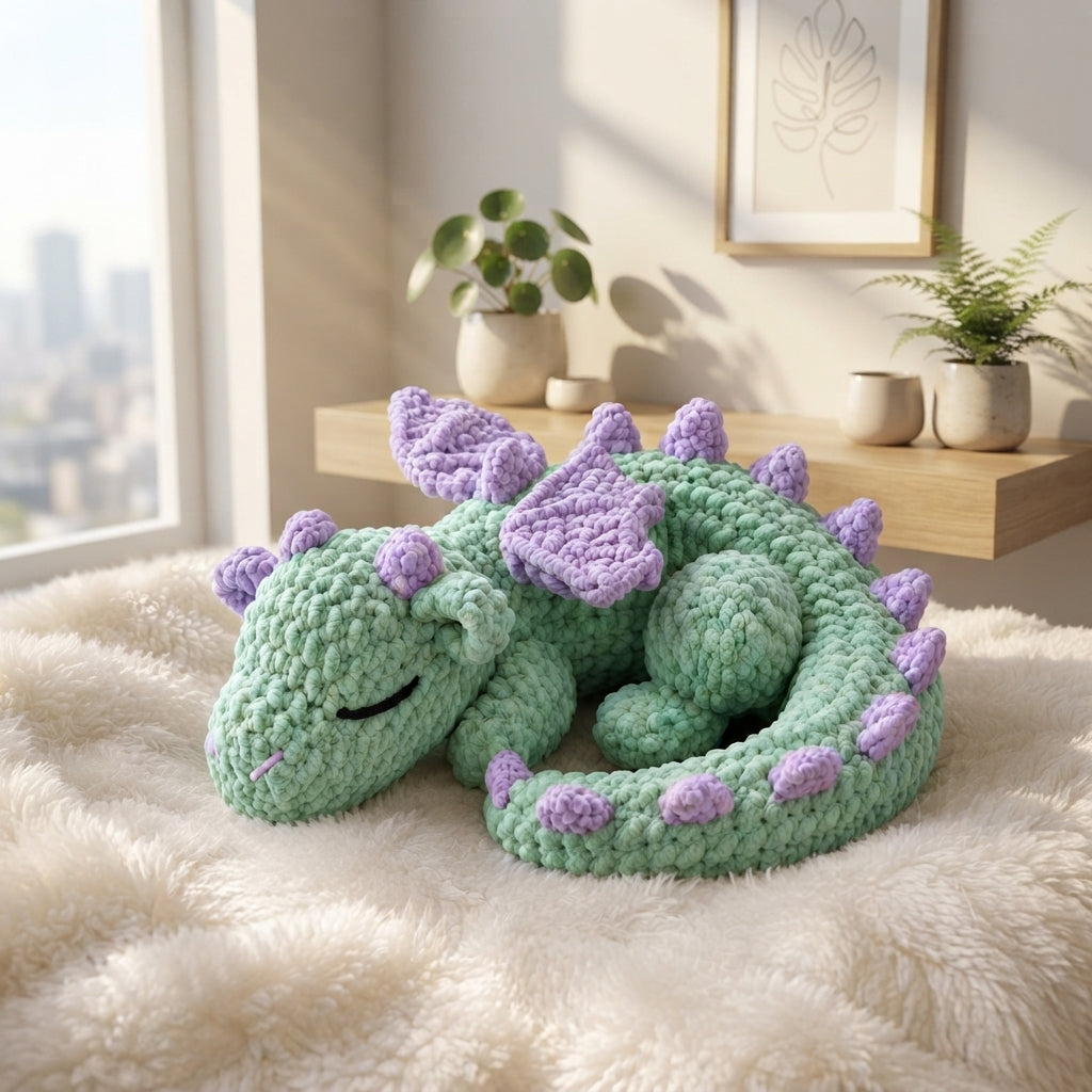 Charming Dragon Companion | Crochet Pattern PDF