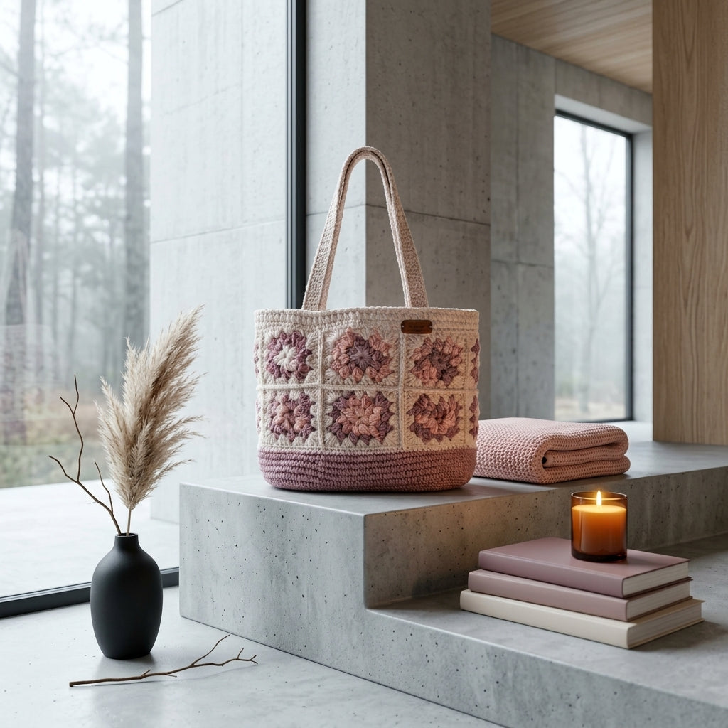 Granny Square Granny Square Tote V3 | Crochet Pattern PDF
