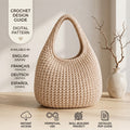 Shoulder Bag Market Bag Tote V2 | Crochet Pattern PDF