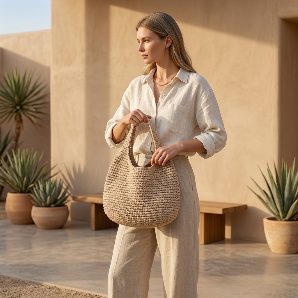 Shoulder Bag Market Bag Tote V2 | Crochet Pattern PDF