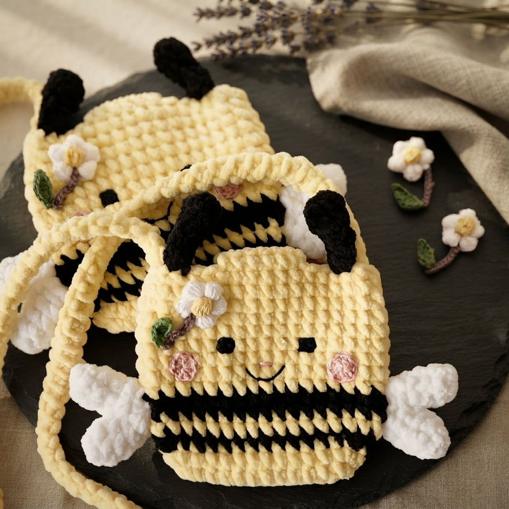 Bee Kids Crossbody | Crochet Pattern PDF
