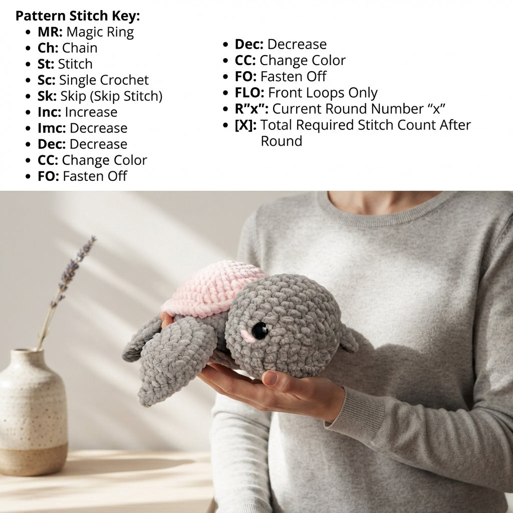 Amigurumi Little Turtle | Amigurumi Pattern PDF