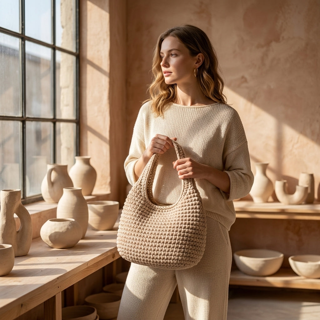 Shoulder Bag Market Bag Tote V2 | Crochet Pattern PDF