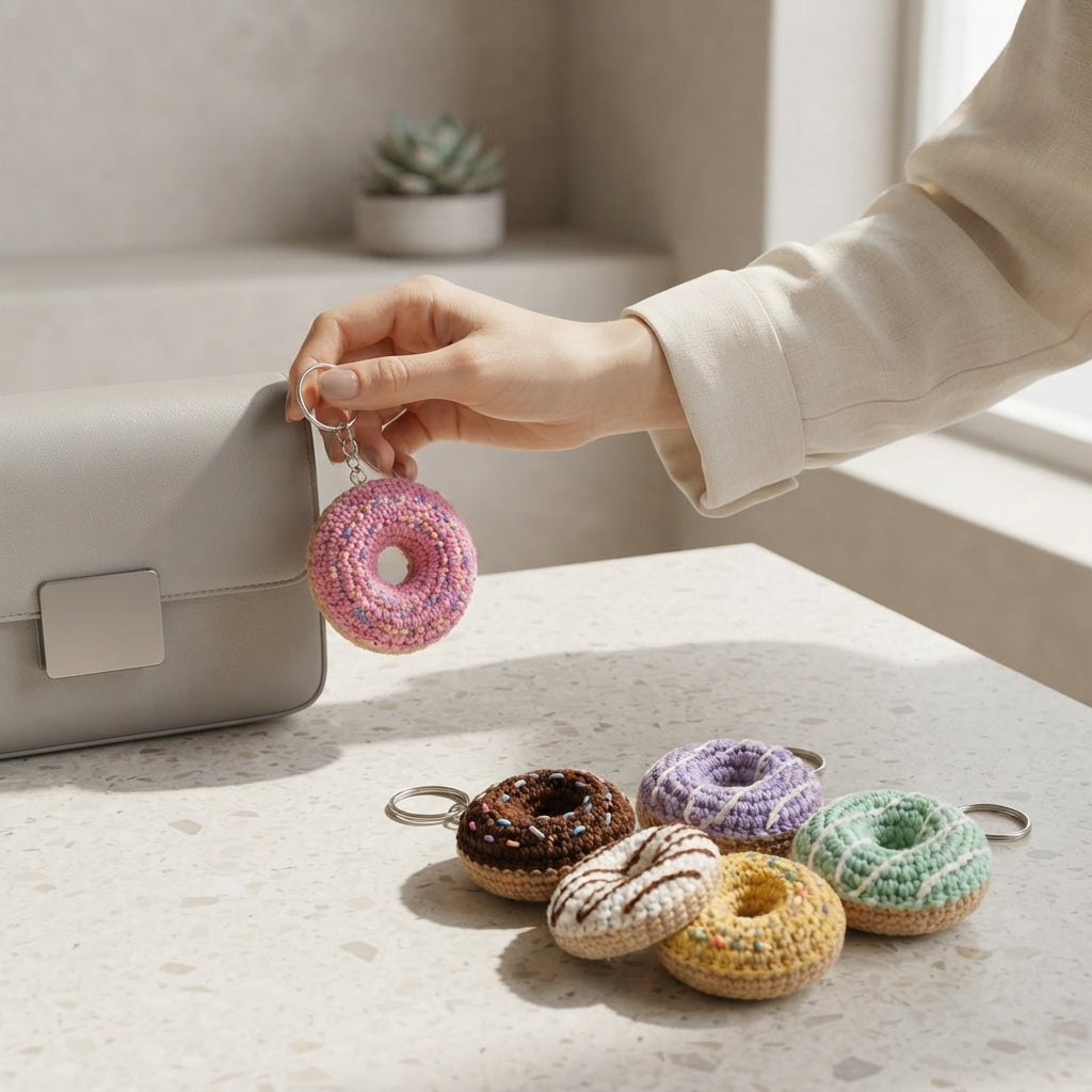 Tiny Bag Charm Charm | Crochet Pattern Download