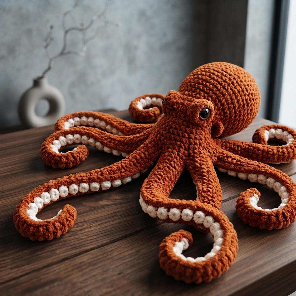 Realistic Octopus | Crochet Pattern PDF
