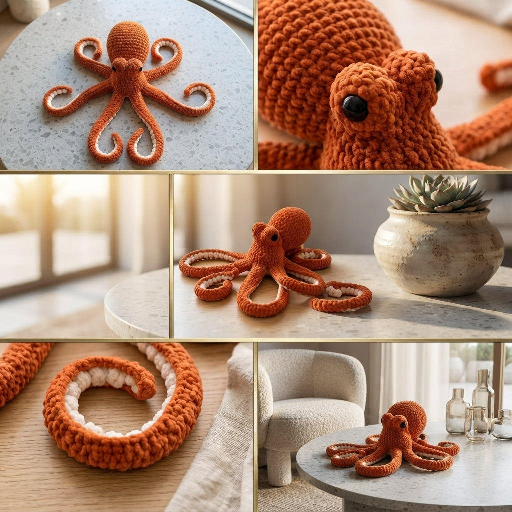 Realistic Octopus | Crochet Pattern PDF