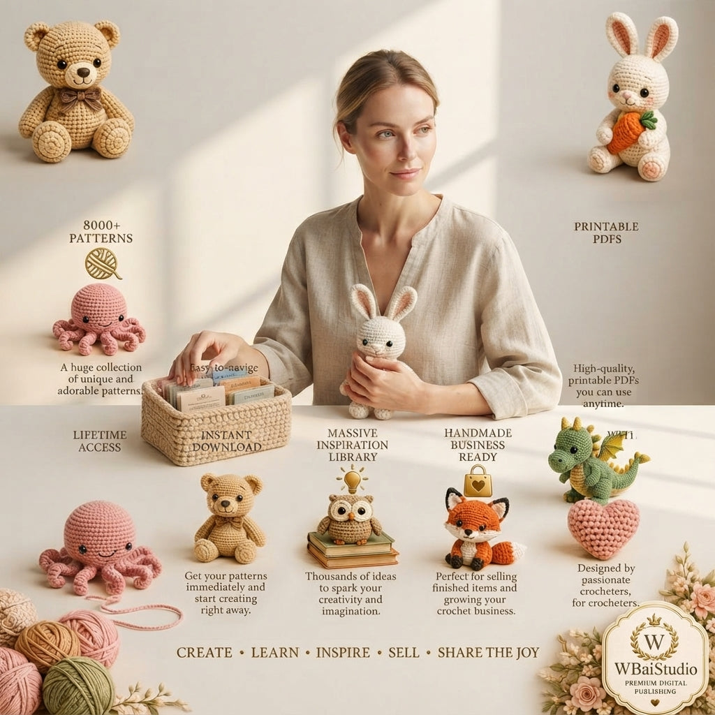 Giant Amigurumi Library | 8000+ Pattern Collection