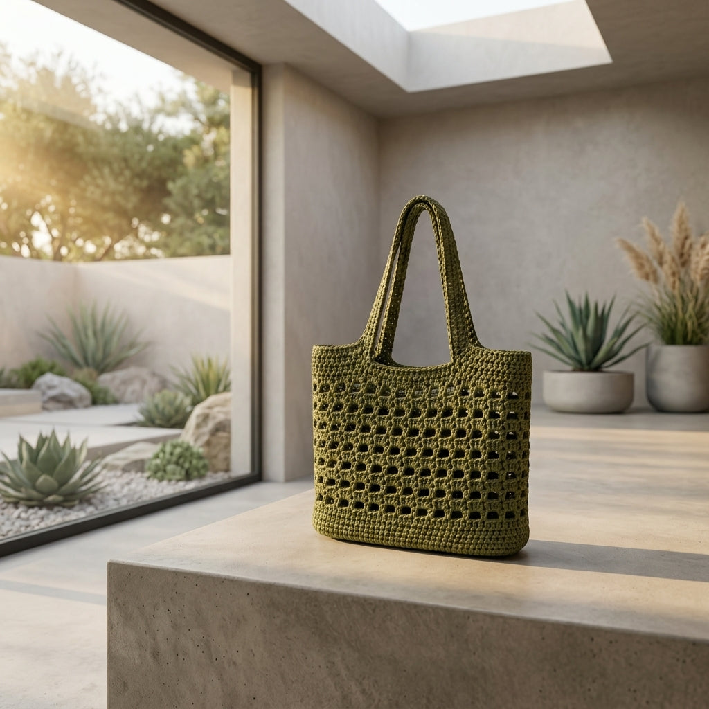 Shoulder Bag Boho Tote | Crochet Pattern PDF