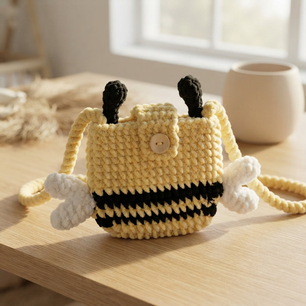Bee Kids Crossbody | Crochet Pattern PDF