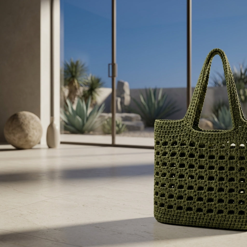 Shoulder Bag Boho Tote | Crochet Pattern PDF