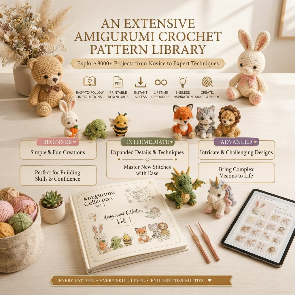 Giant Amigurumi Library | 8000+ Pattern Collection