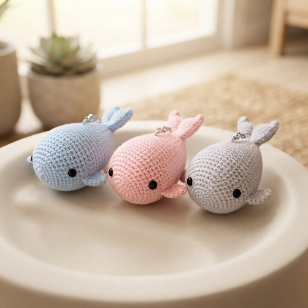 Pretty Keychain Charm | Handmade Crochet Pattern