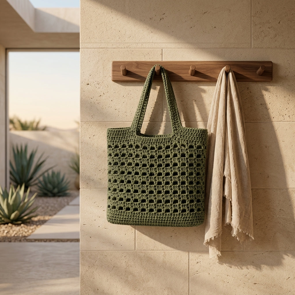Shoulder Bag Boho Tote | Crochet Pattern PDF