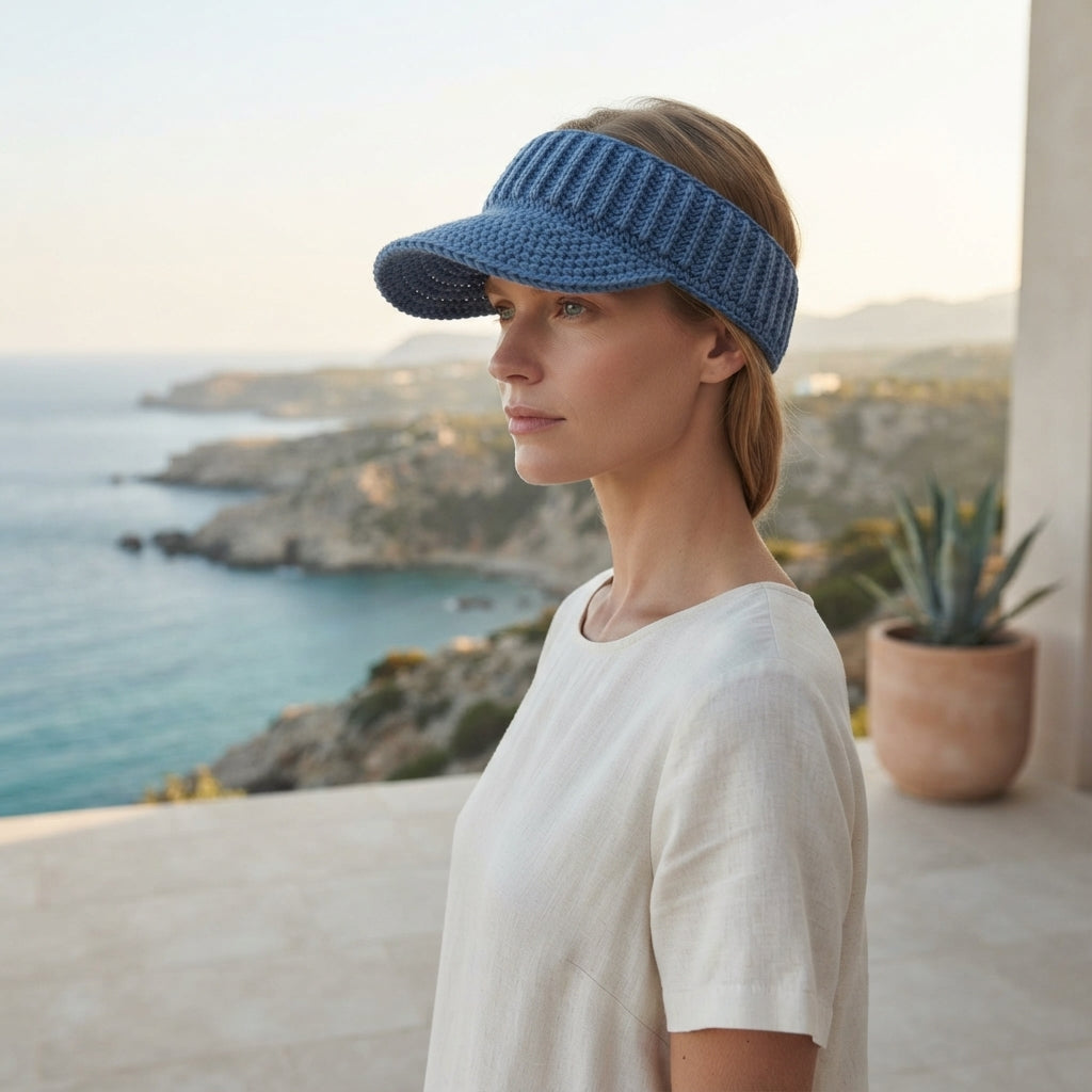 Modern Summer Hat | Crochet Hat Pattern PDF — Design 3