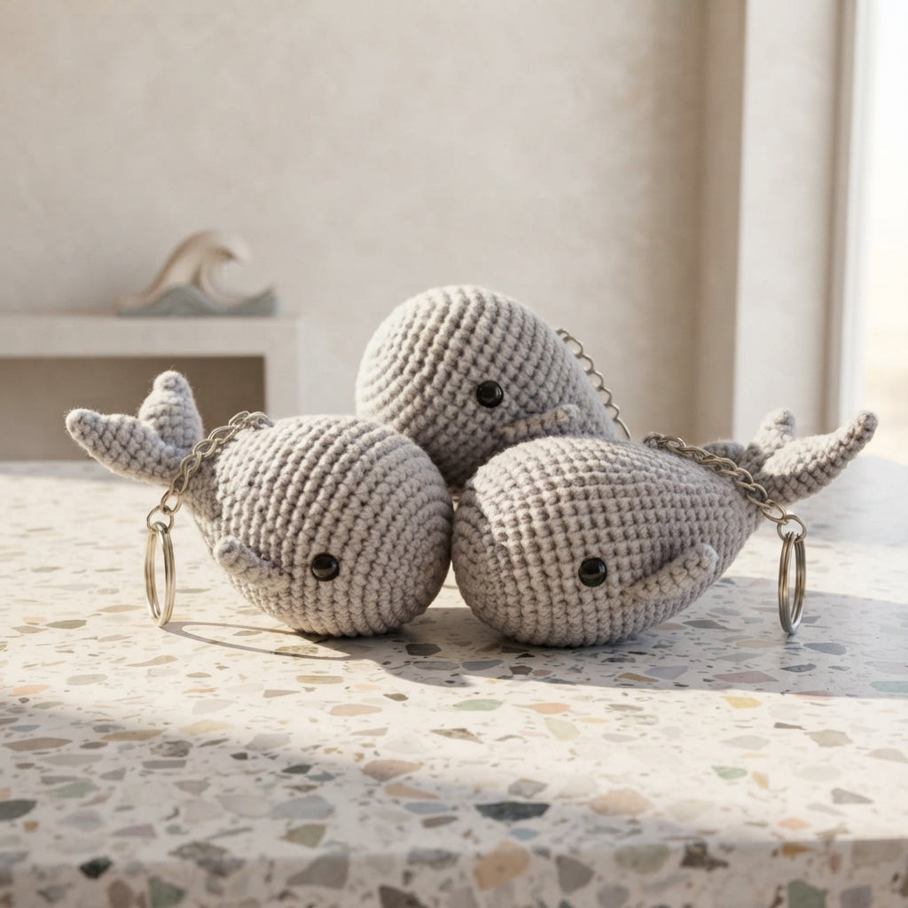 Pretty Keychain Charm | Handmade Crochet Pattern