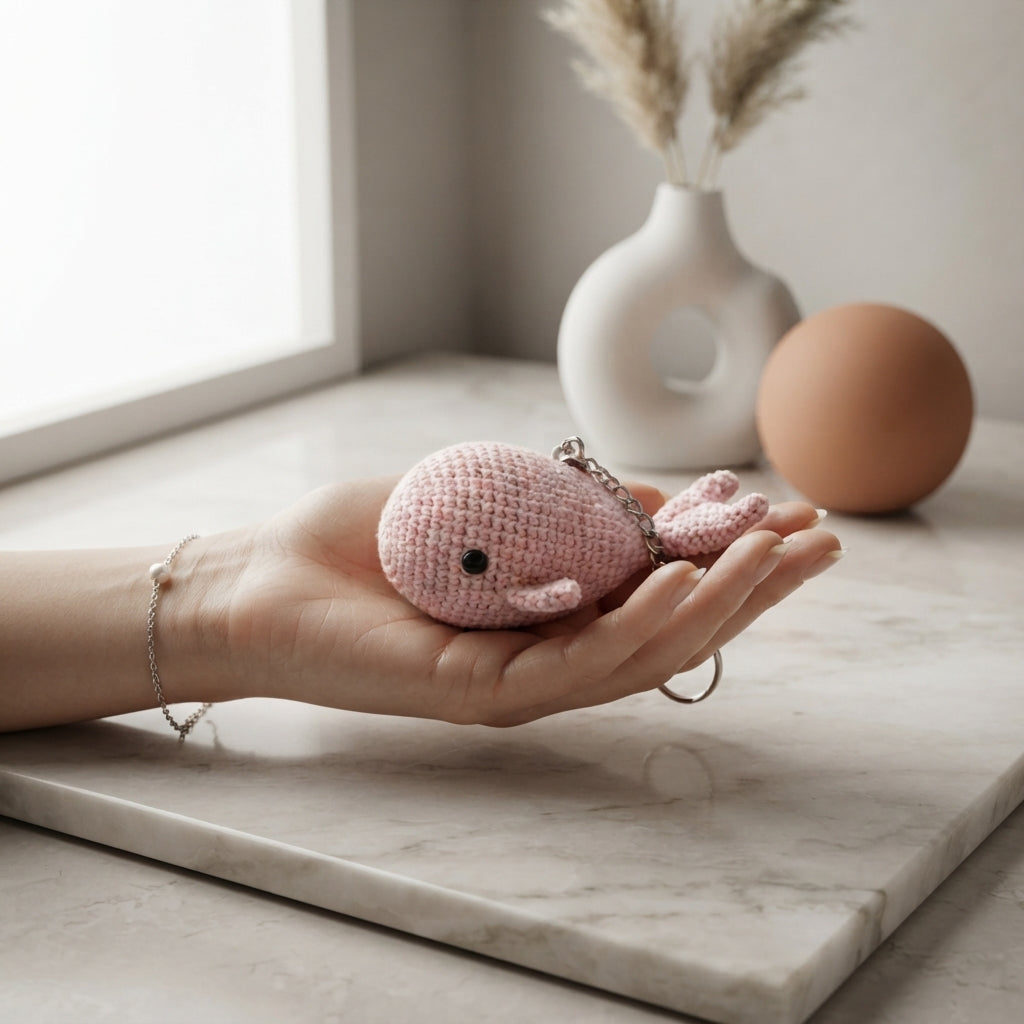 Pretty Keychain Charm | Handmade Crochet Pattern