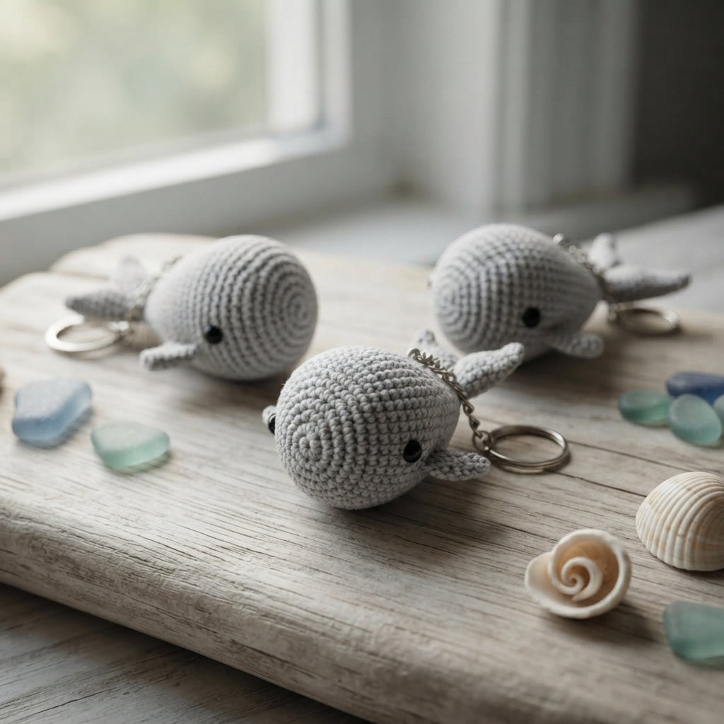 Pretty Keychain Charm | Handmade Crochet Pattern