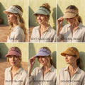 Trendy Sun Visor | Crochet Visor Pattern — Design 5