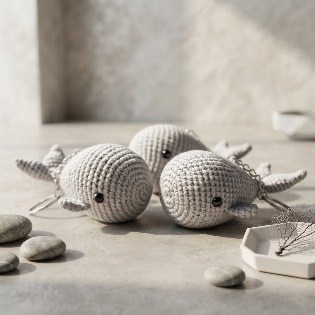 Pretty Keychain Charm | Handmade Crochet Pattern