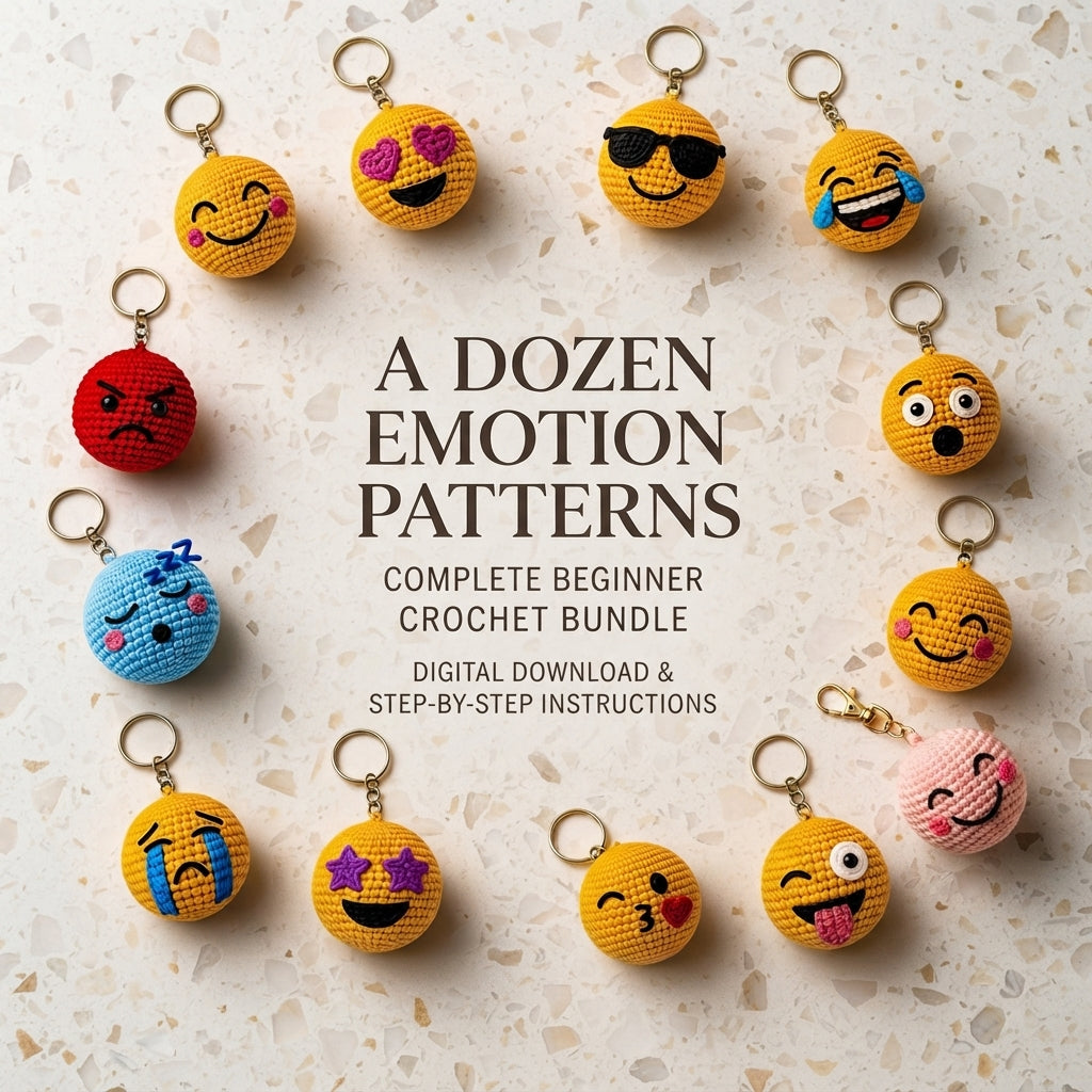Mega 100 Crochet Keychain Patterns | PDF Bundle — Design 2