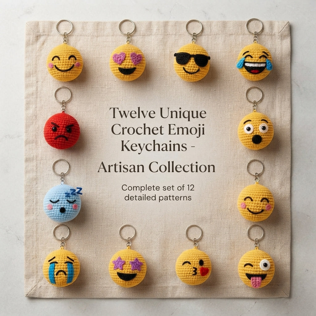 Mega 100 Crochet Keychain Patterns | PDF Bundle — Design 2